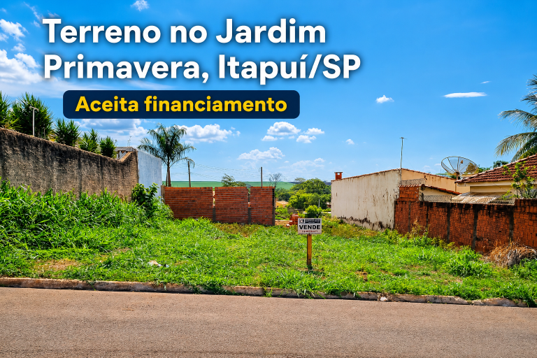 Terreno no Jardim Primavera, Itapuí/SP