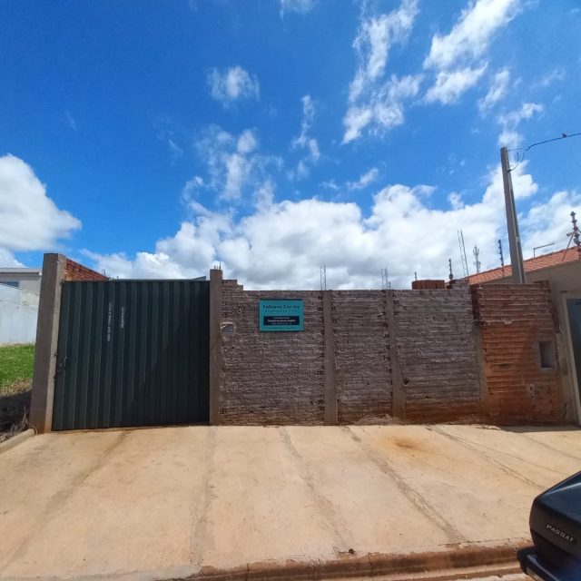 Edícula em construção no Residencial Girassol