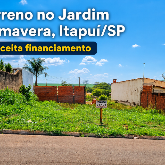 Terreno no Jardim Primavera, Itapuí/SP